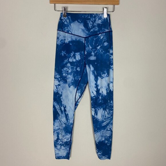 Balance Athletica Leggings Tie Dye Vitality Blue Tie Dye Intuition The OG - Picture 1 of 6